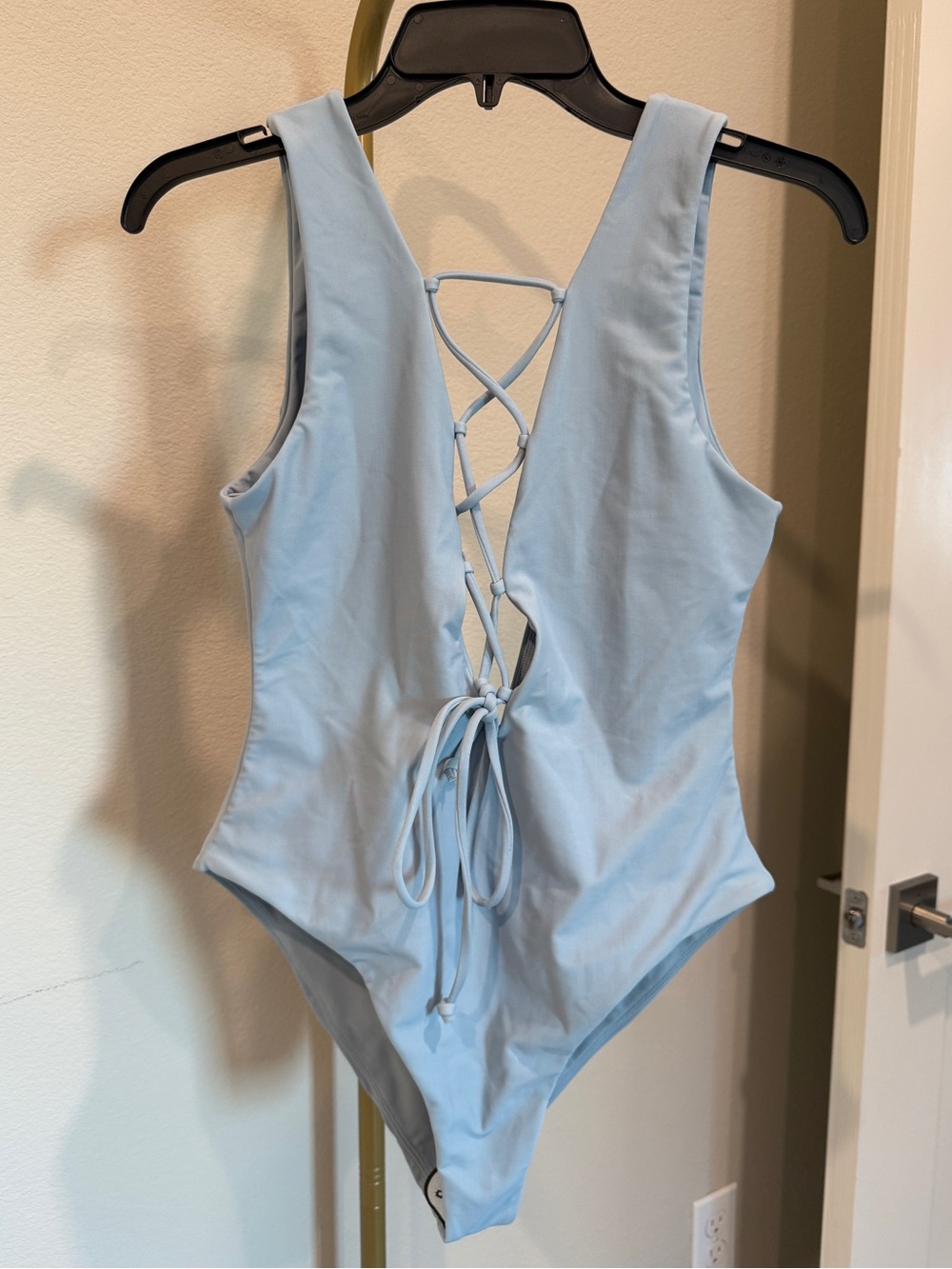 NEW Lovewave brand lace up swimsuit bikini - size M